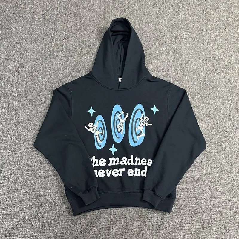 Embossed Print Hoodie photo 6