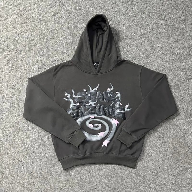 Gazing Foil Print Hoodie photo 3