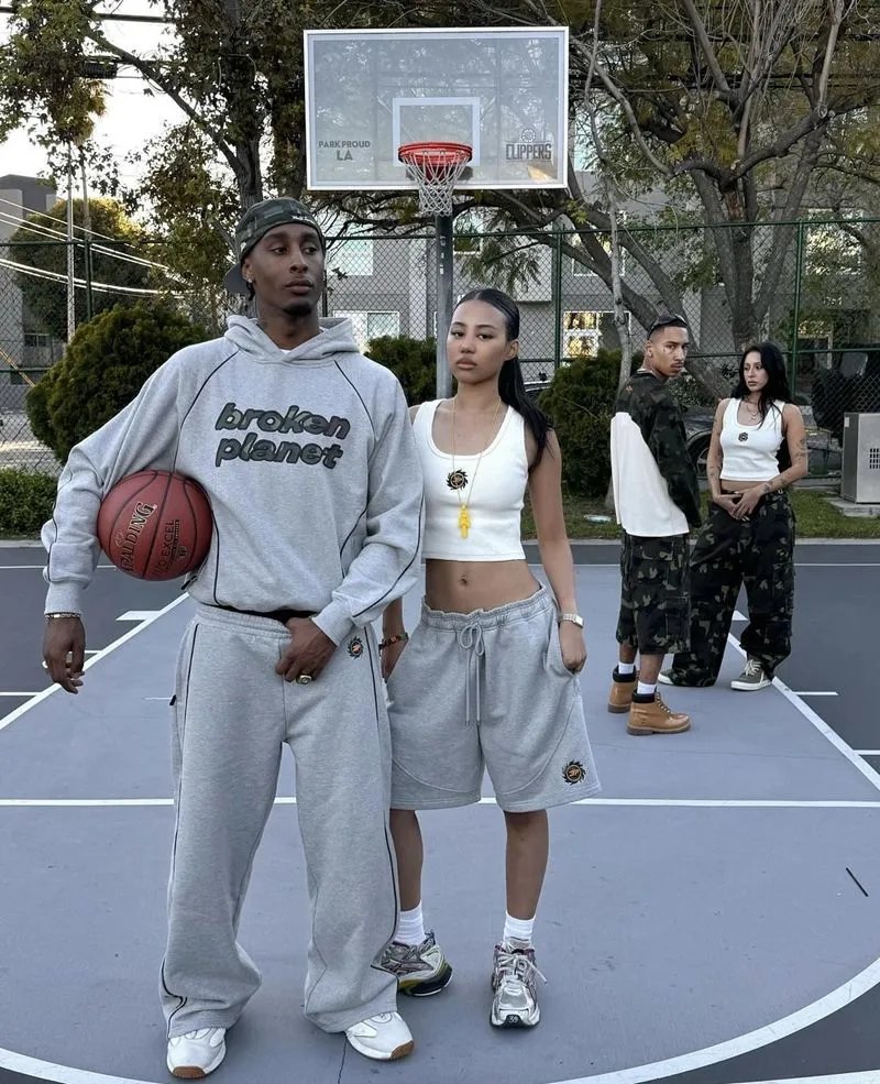 Camo Patchwork Fleece Hoodie and Jogger Set photo 7
