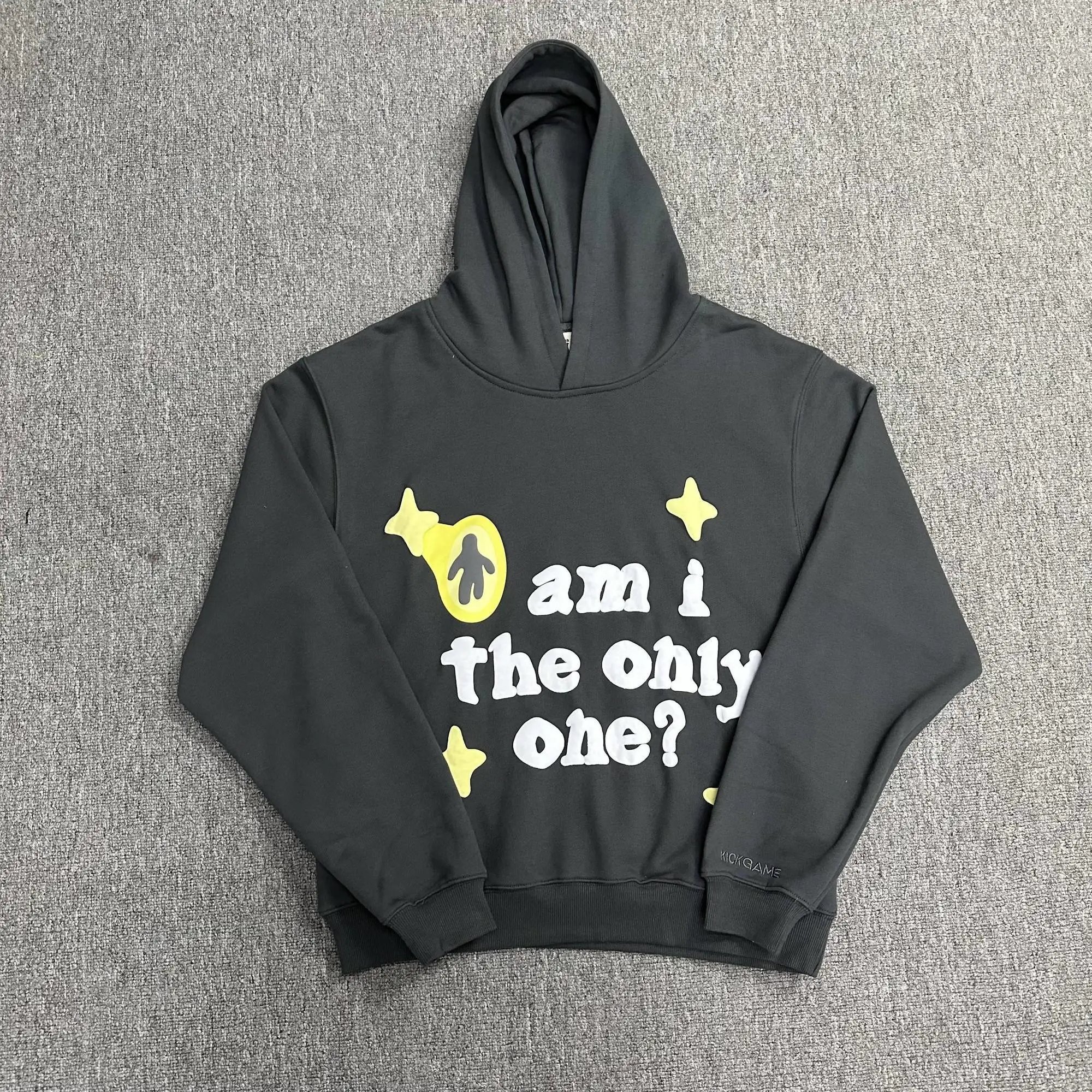 Embossed Print Hoodie photo 4