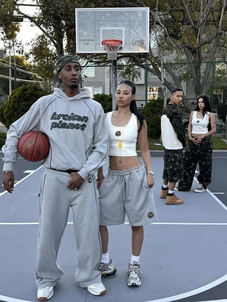 Camo Patchwork Fleece Hoodie and Jogger Set photo 4