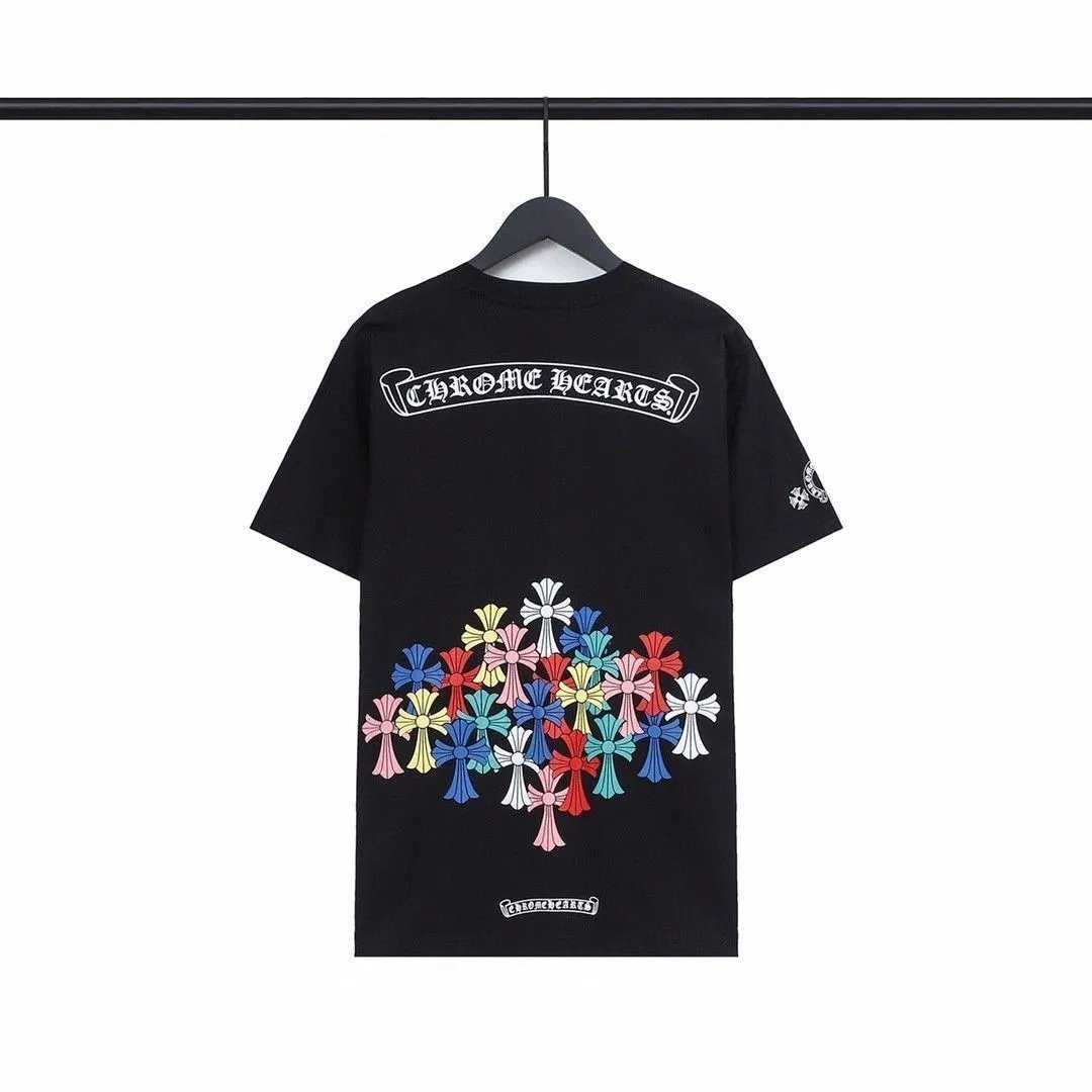 Cross Letter Print T-Shirt photo 8
