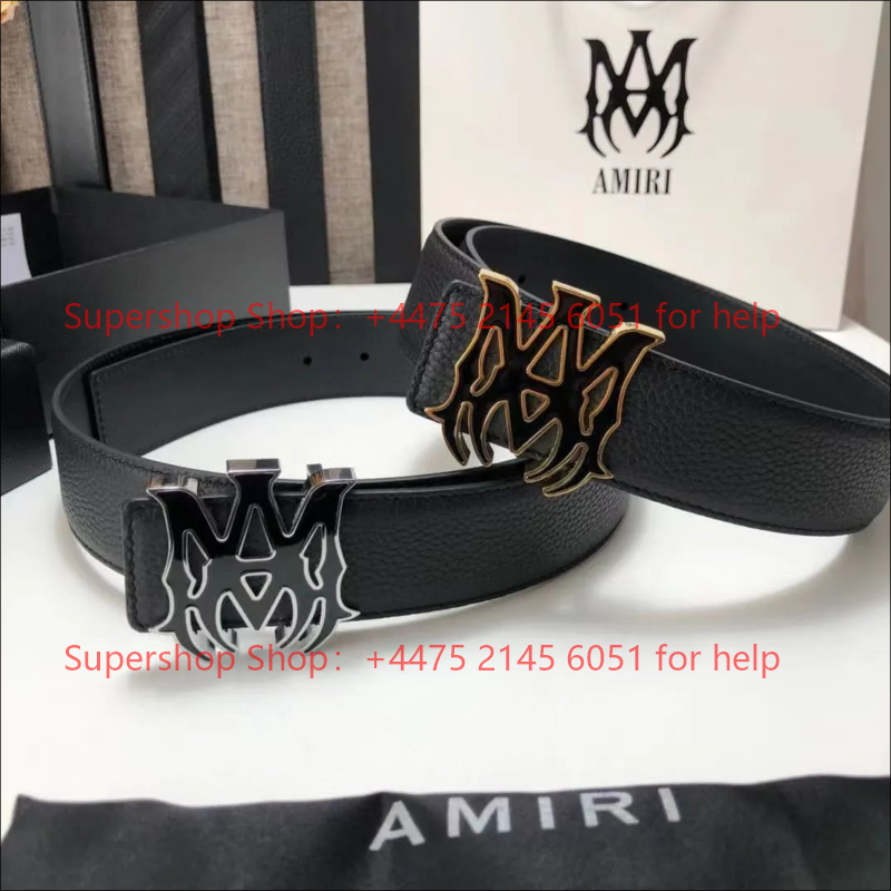 AMR新款皮带美式外贸年轻人商务休闲百搭西装牛仔腰带男 - 724127