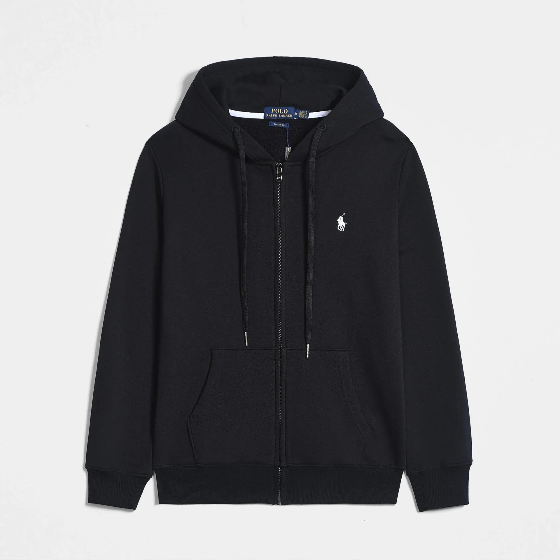 Black Polo Ralph Lauren Zip-Up Hoodie
