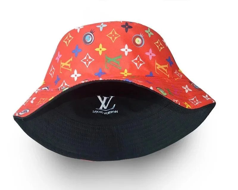 Louis Vuitton Hats Reversible embroidered bucket hat — L-V Red 2