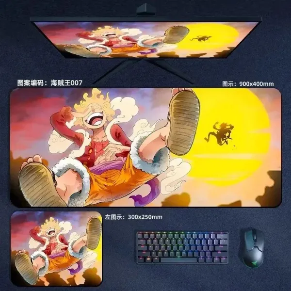 Design One Piece Collage Mouse Pad 900x400mm Multicolor Computer Accessories - 9