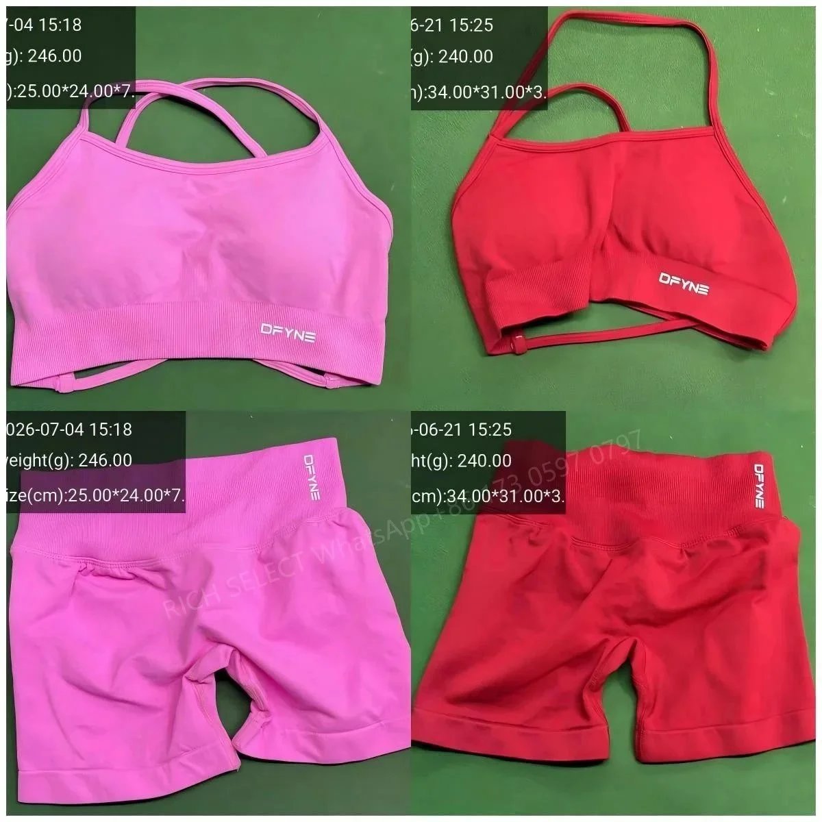 DFYNE Underwear Cross-Back Sports Bra with Ribbed Underband image 5