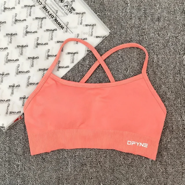 DFYNE Underwear Cross-Back Sports Bra with Ribbed Underband product detail image 48