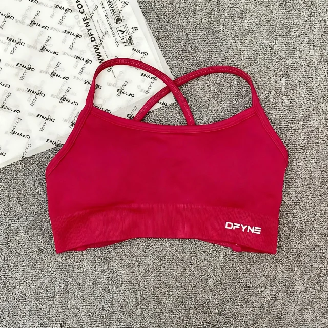 DFYNE Underwear Cross-Back Sports Bra with Ribbed Underband product detail image 33