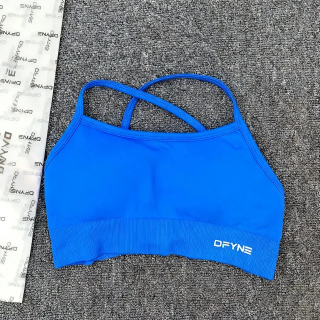 DFYNE Underwear Cross-Back Sports Bra with Ribbed Underband product detail image 34