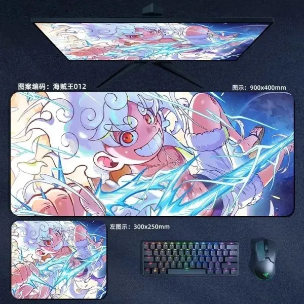 Design One Piece Collage Mouse Pad 900x400mm Multicolor Computer Accessories - 14