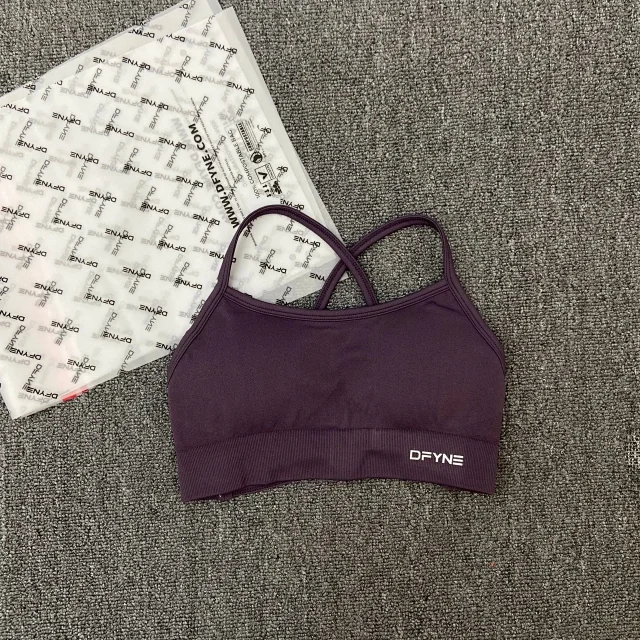 DFYNE Underwear Cross-Back Sports Bra with Ribbed Underband product detail image 49
