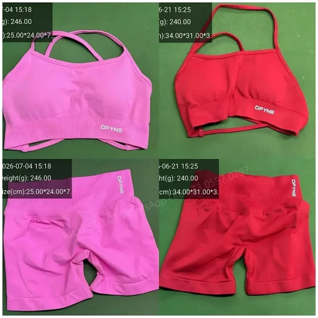 DFYNE Underwear Cross-Back Sports Bra with Ribbed Underband product detail image 4