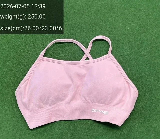 DFYNE Underwear Cross-Back Sports Bra with Ribbed Underband product detail image 14