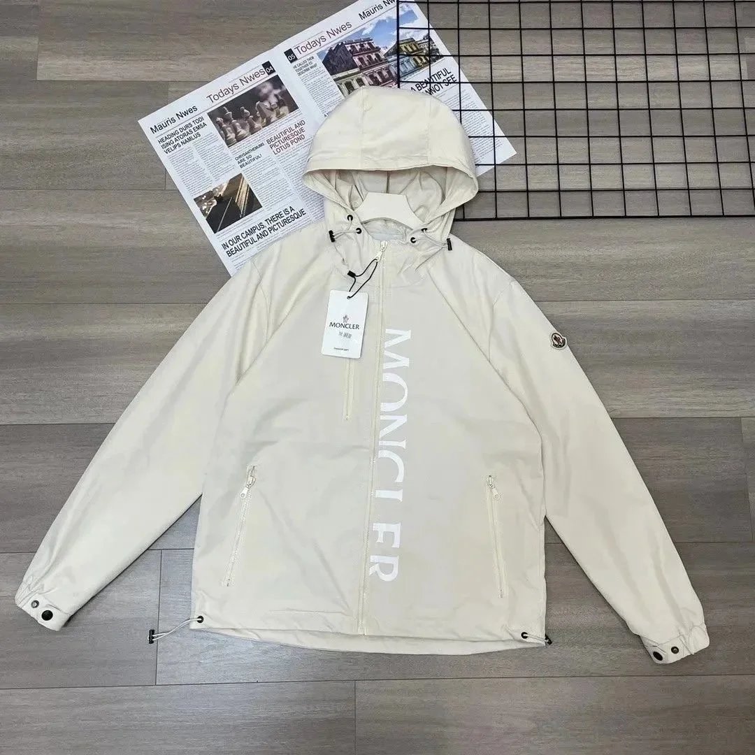Prada Tracksuits Black zip-up hooded tracksuit with triangle logo patches — Moncler41