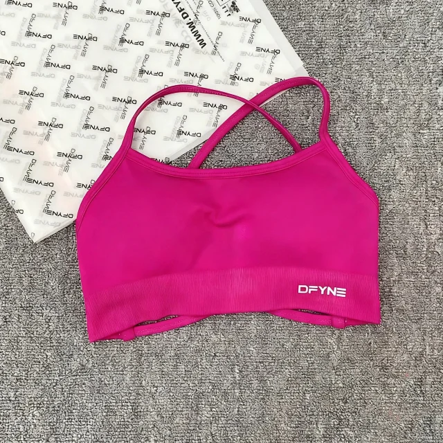 DFYNE Underwear Cross-Back Sports Bra with Ribbed Underband product detail image 38
