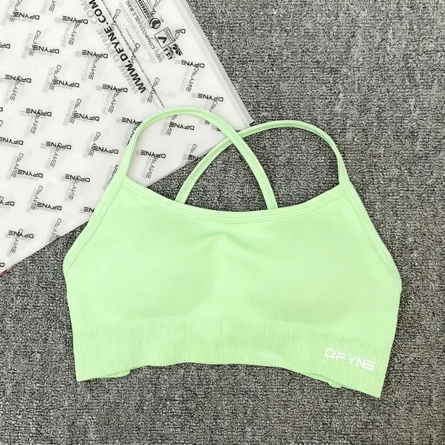 DFYNE Underwear Cross-Back Sports Bra with Ribbed Underband product detail image 44