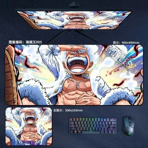 Design One Piece Collage Mouse Pad 900x400mm Multicolor Computer Accessories - 7