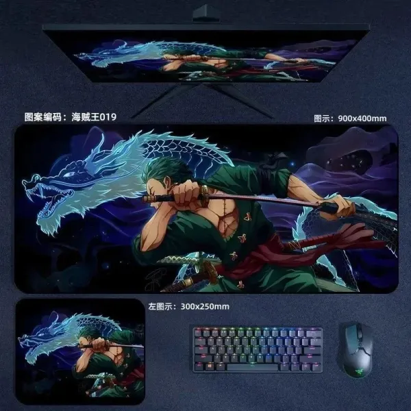 Design One Piece Collage Mouse Pad 900x400mm Multicolor Computer Accessories - 21