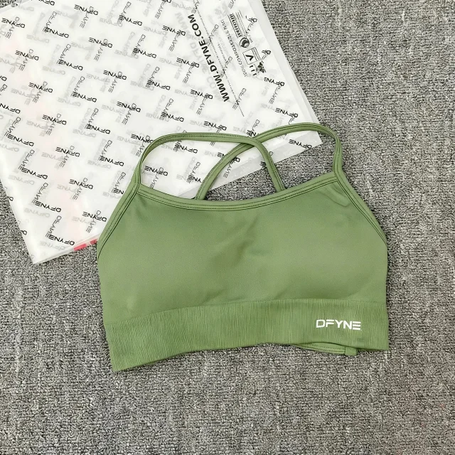 DFYNE Underwear Cross-Back Sports Bra with Ribbed Underband product detail image 40
