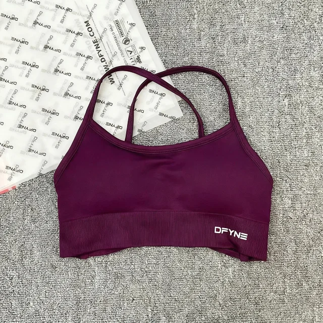DFYNE Underwear Cross-Back Sports Bra with Ribbed Underband product detail image 47