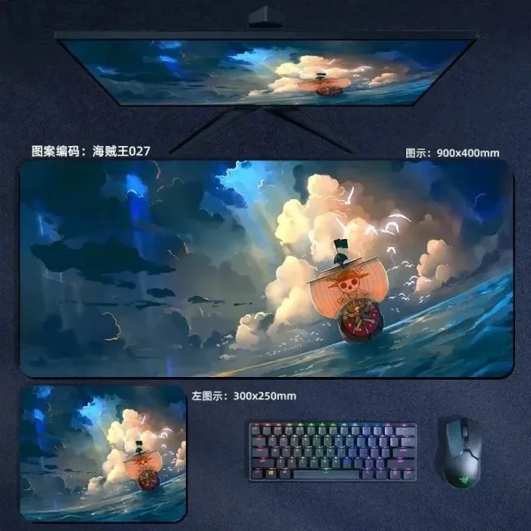 Design One Piece Collage Mouse Pad 900x400mm Multicolor Computer Accessories - 29
