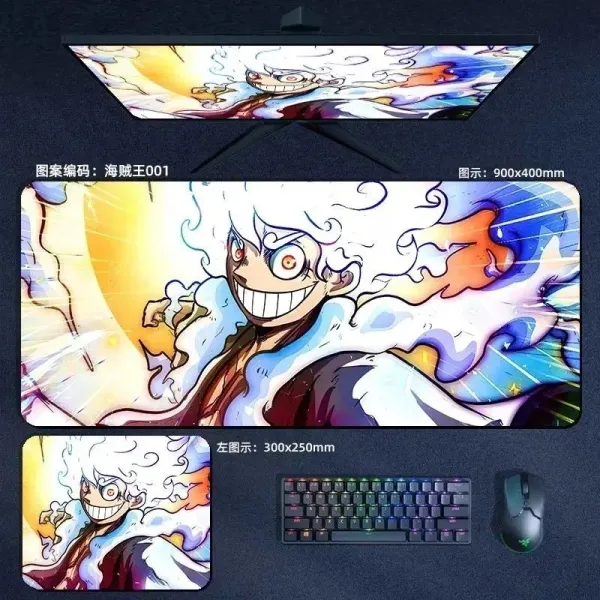 Design One Piece Collage Mouse Pad 900x400mm Multicolor Computer Accessories - 3