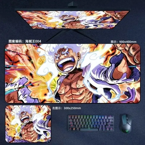 Design One Piece Collage Mouse Pad 900x400mm Multicolor Computer Accessories - 6