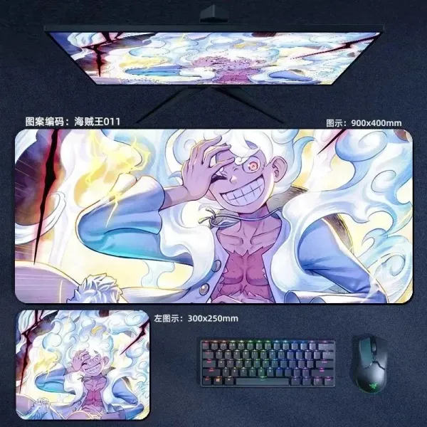 Design One Piece Collage Mouse Pad 900x400mm Multicolor Computer Accessories - 13