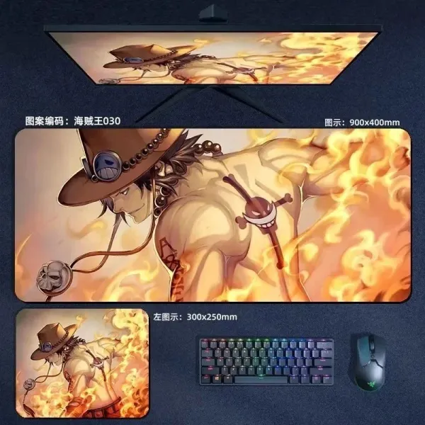 Design One Piece Collage Mouse Pad 900x400mm Multicolor Computer Accessories - 32