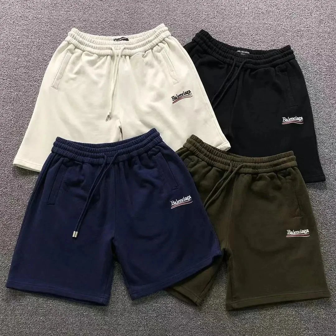 Balenciaga Shorts Logo-embroidered drawstring product image