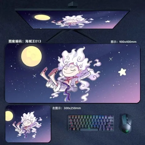 Design One Piece Collage Mouse Pad 900x400mm Multicolor Computer Accessories - 15