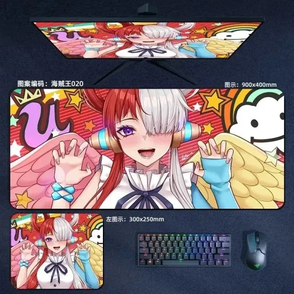 Design One Piece Collage Mouse Pad 900x400mm Multicolor Computer Accessories - 22