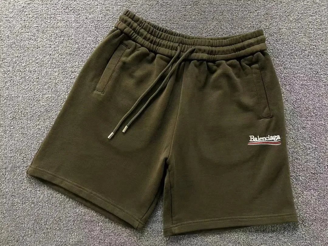 Balenciaga Shorts Logo-embroidered drawstring image 4