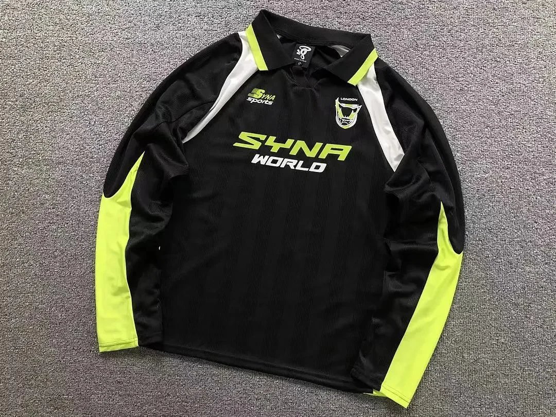 SYNA Sports Football Jerseys Long-Sleeve Collared London 13 Jersey image 3