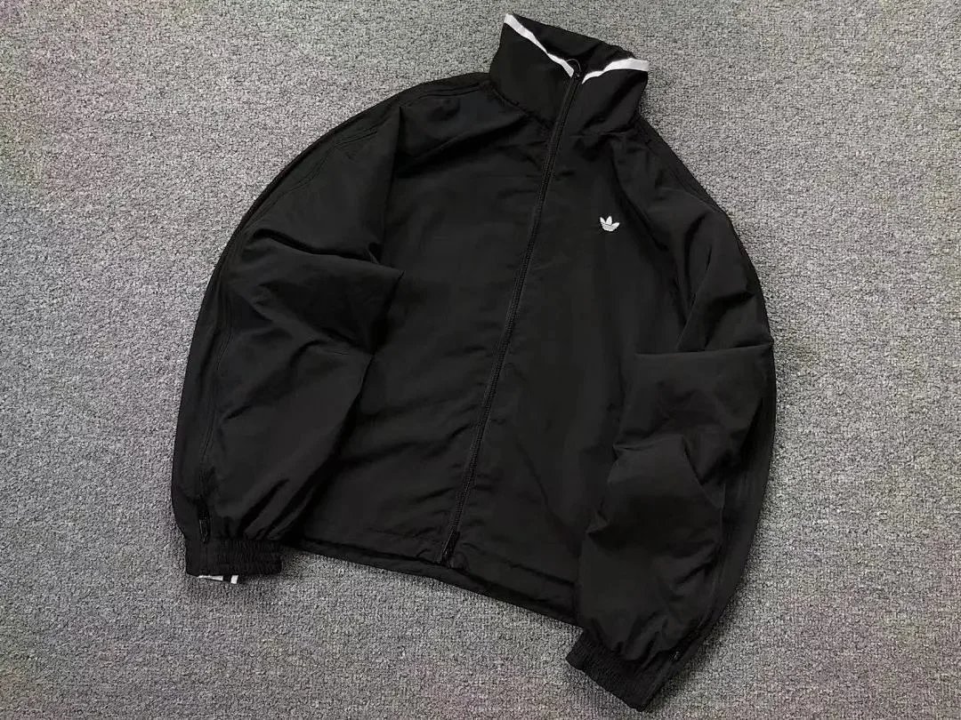 adidas Jackets Padded Zip-Up Jacket with Stand Collar — 04