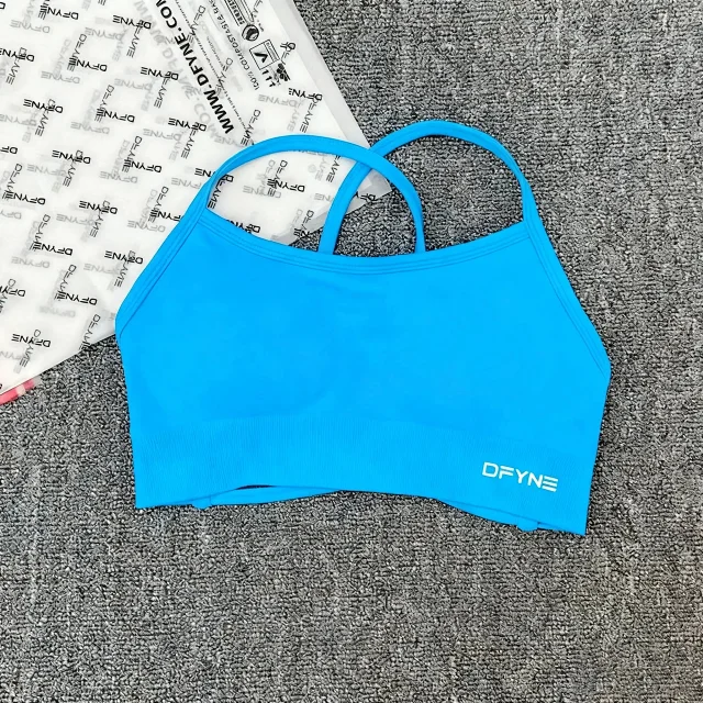 DFYNE Underwear Cross-Back Sports Bra with Ribbed Underband product detail image 36