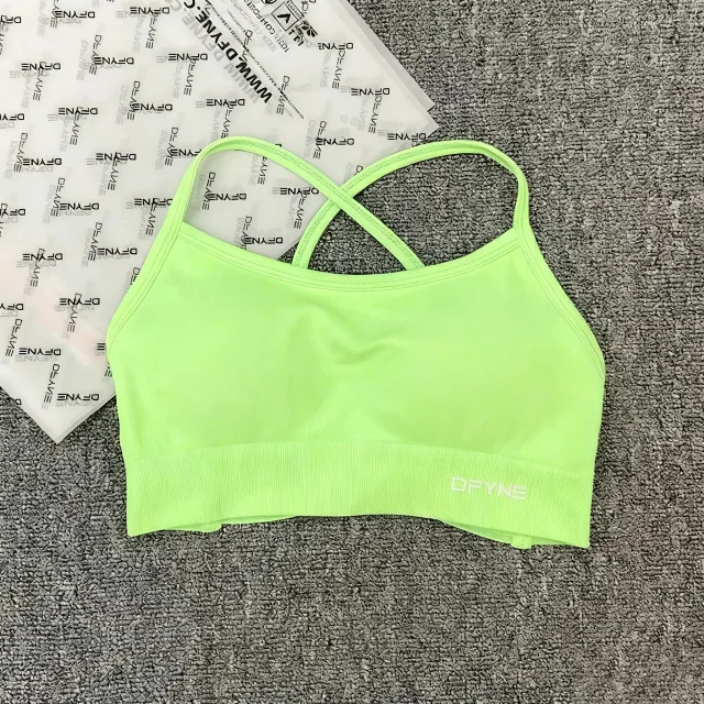 DFYNE Underwear Cross-Back Sports Bra with Ribbed Underband product detail image 43