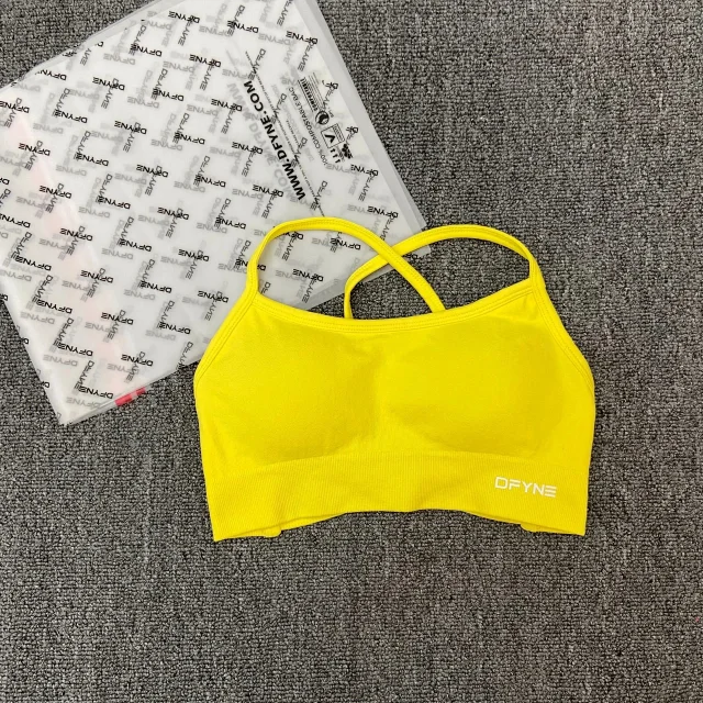 DFYNE Underwear Cross-Back Sports Bra with Ribbed Underband product detail image 46