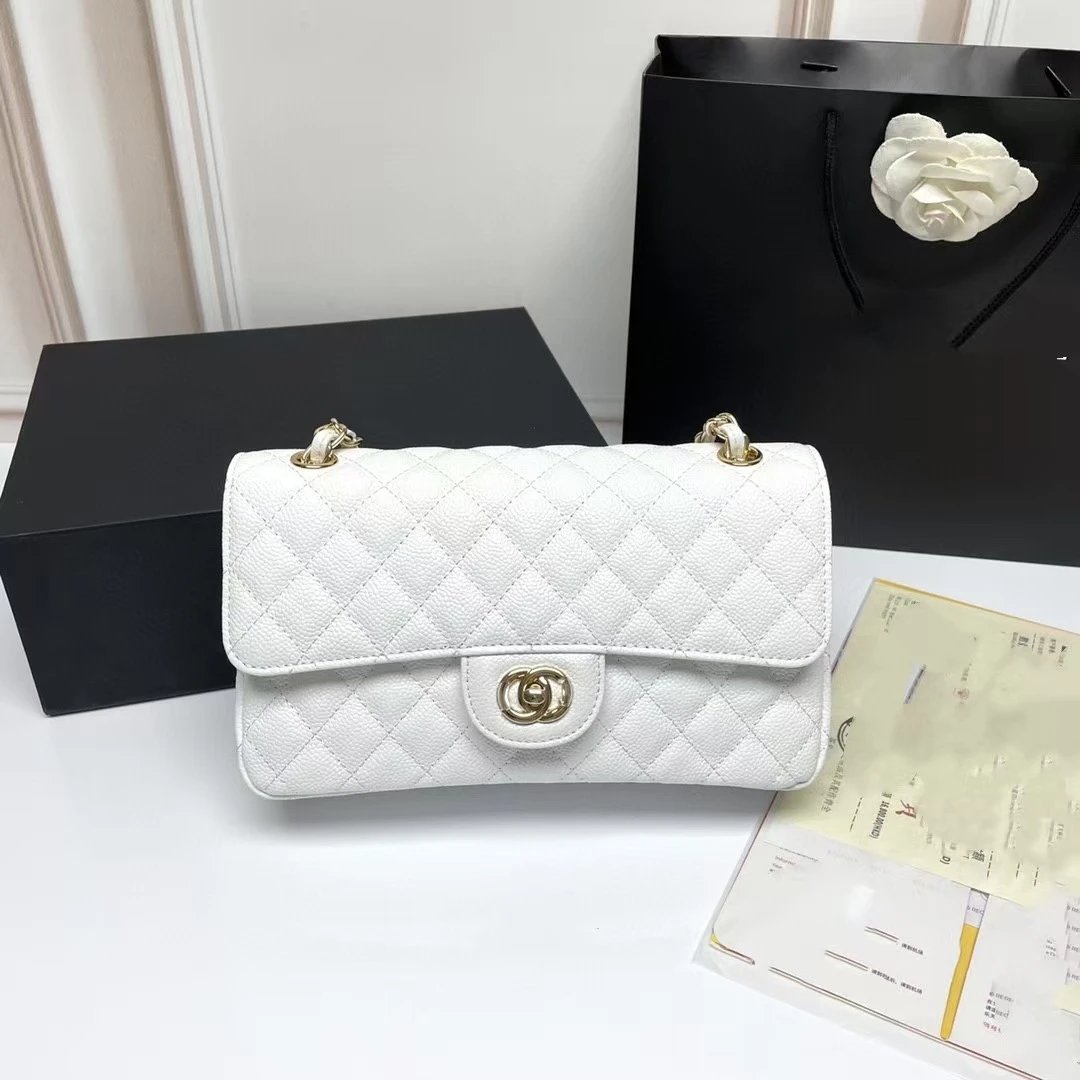 White Textured (Gold Logo)