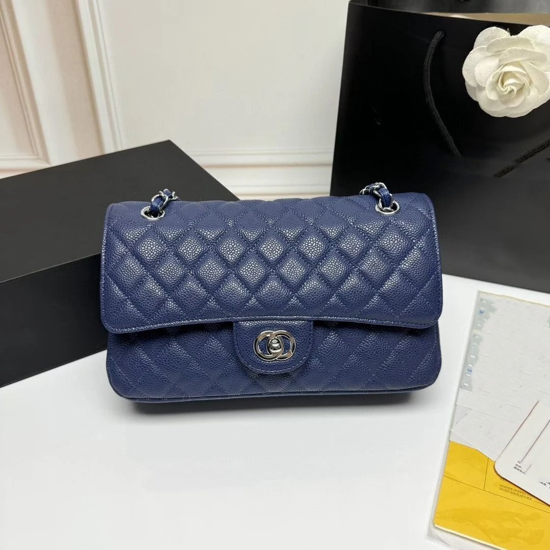 Deep Blue Textured (Silver Logo)