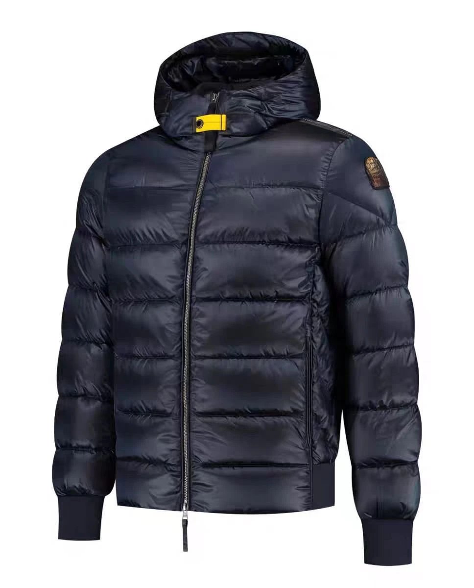 Blue down jacket