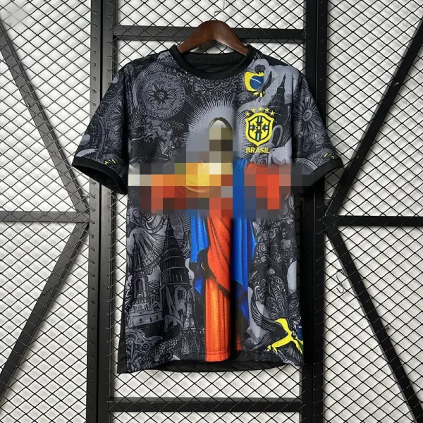 CBF Brazil National Team x Digital Pioneer Graphic Print Jersey T-Shirt - 1