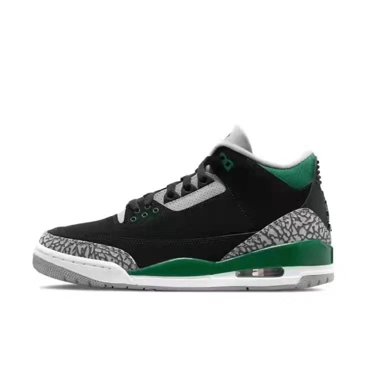 Air Jordan 3 Retro Pine Green Sneakers - 13