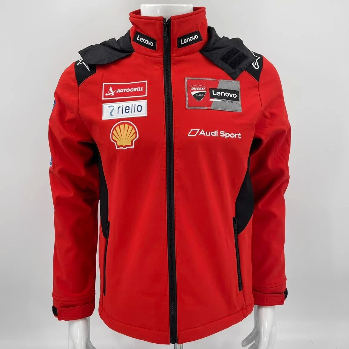 MoToGP机车赛事杜卡迪厂队服秋冬季骑行软壳冲锋衣DUCATI赛道服