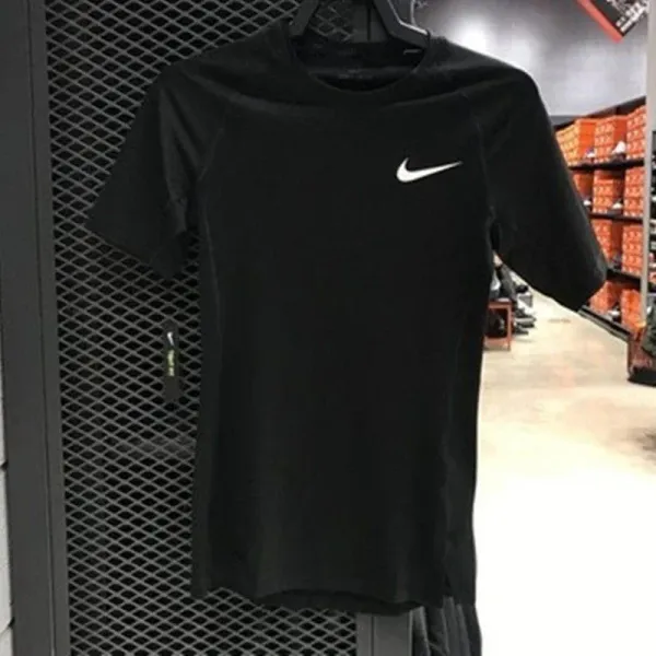Nike Pro Cool Short Sleeve T-Shirt Black - 1