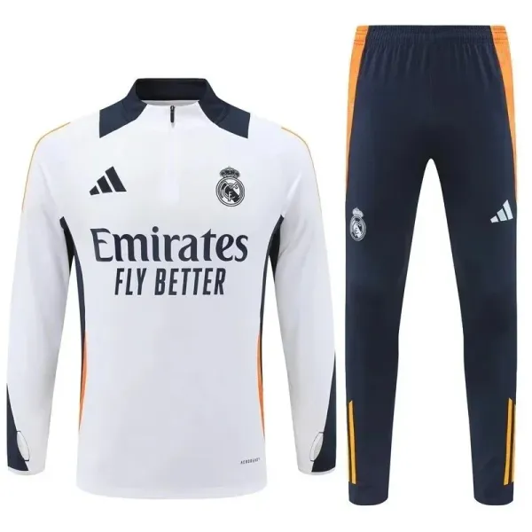 Adidas Real Madrid Training Tracksuit White/Navy - 1