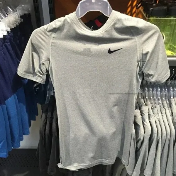 Nike Dri-FIT Training T-Shirt Gray T-Shirt - 1