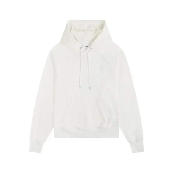 Ami Alexandre Mattiussi Classic Hoodie White - 1