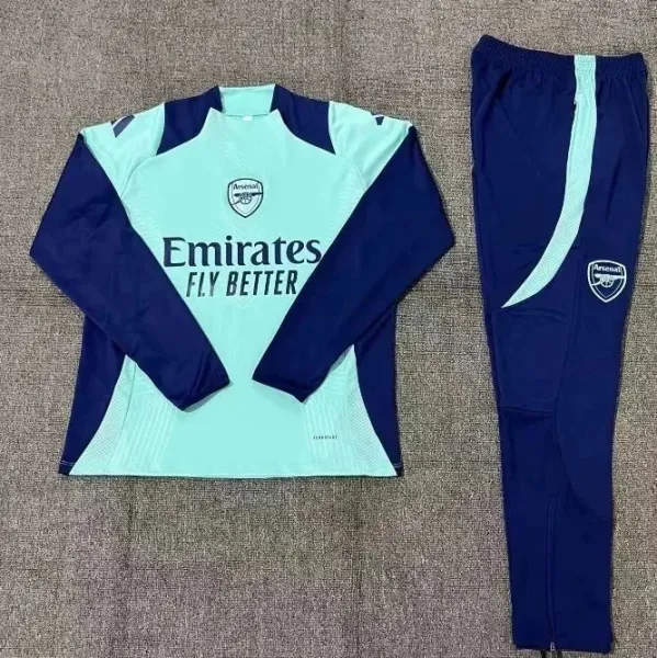 Arsenal FC Training Tracksuit Mint Navy - 1